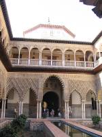 Sevilla - Arab Water Pool Courtyard in Palace (Oct 2006)